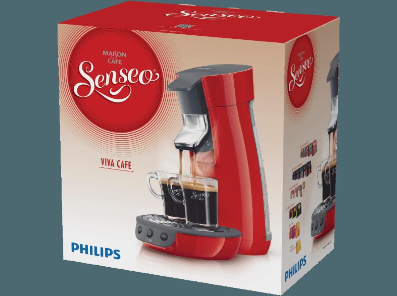 PHILIPS HD 7825/90 Vivacafe Chinese Fire Kaffeepadmaschine (0.9 Liter, Rot)