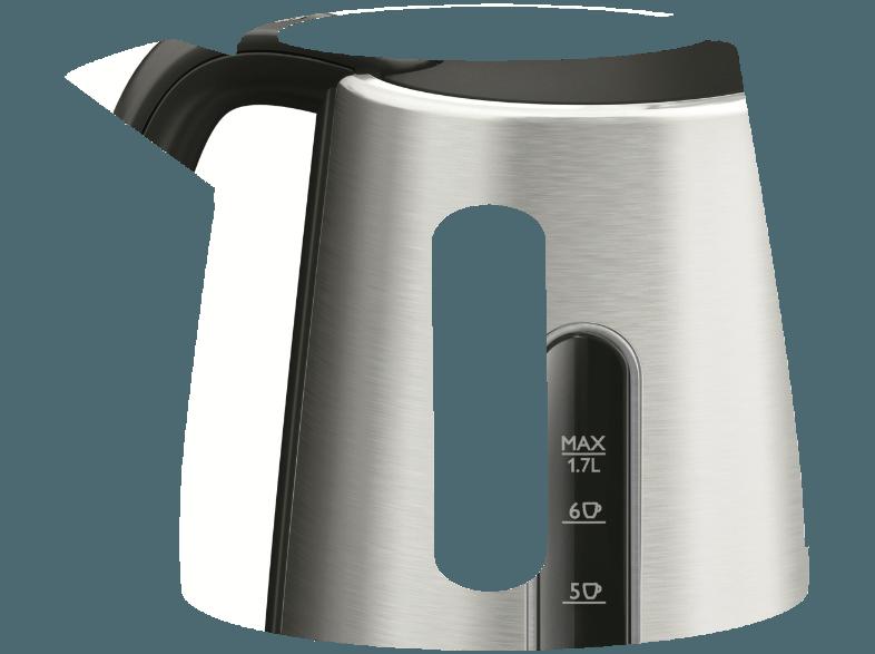 PHILIPS HD 9385/20 Wasserkocher Metall/Schwarz (2400 Watt, 1.7 Liter), PHILIPS, HD, 9385/20, Wasserkocher, Metall/Schwarz, 2400, Watt, 1.7, Liter,