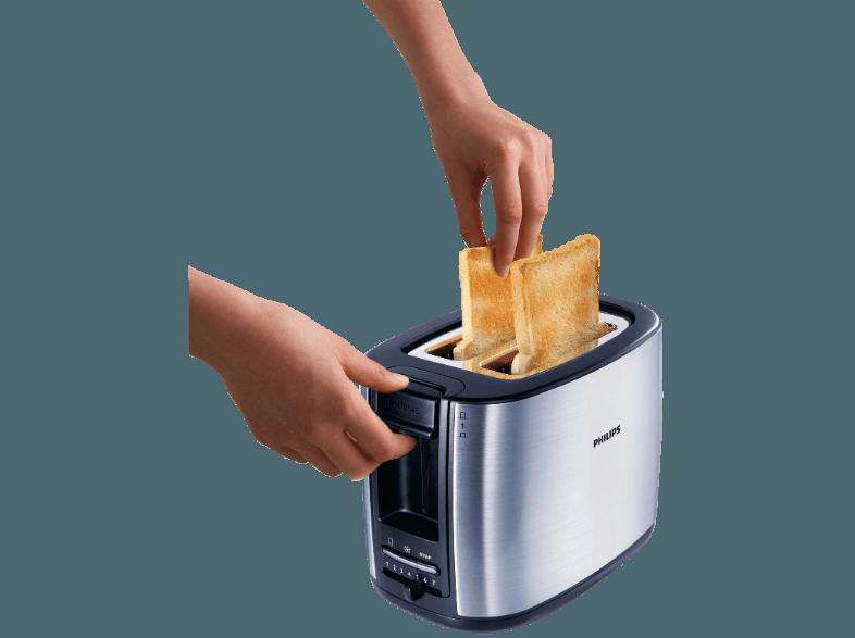 PHILIPS HD2628/20 Toaster Schwarz (950 Watt, Schlitze: 2)