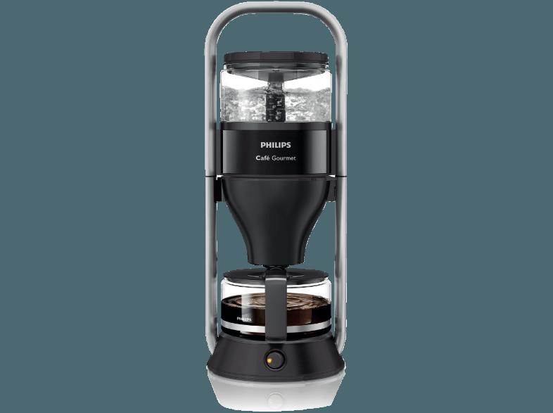 PHILIPS HD5407/60 New Café Gourmet Kaffeeautomat Direkt-Brüh-Prinzip Schwarz (Glaskanne, Direkt-Brüh-Prinzip)