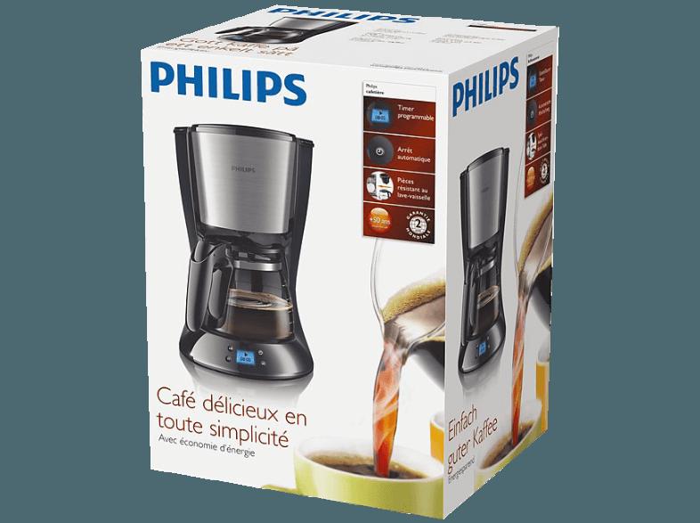 PHILIPS HD7459/20 Filterkaffeemaschine Schwarz (Glaskanne)