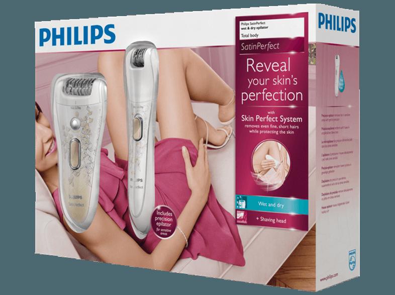 PHILIPS HP 6581/00 SatinPerfect Epilierer Weiß