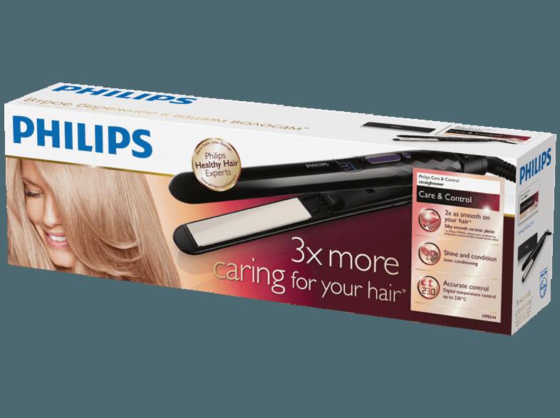 PHILIPS HP8344/00 Haarglätter (SilkySmooth-Keramikplatten, Temperaturstufen:Digital einstellbar)