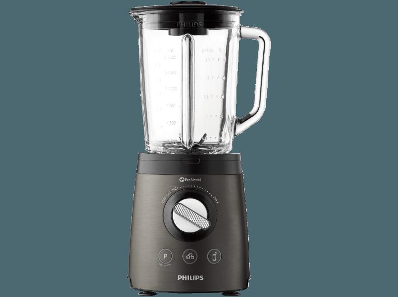 PHILIPS HR2196/08 Standmixer Titanium (900 Watt, 2 Liter)