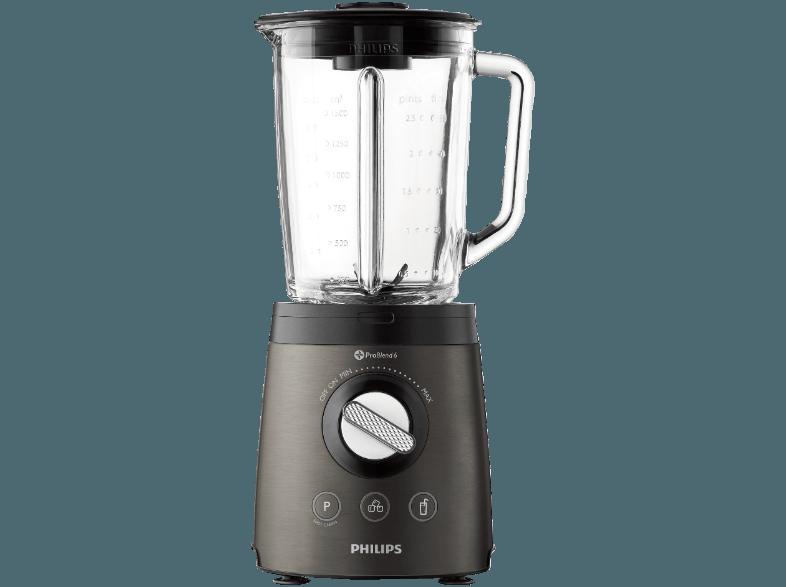 PHILIPS HR2196/08 Standmixer Titanium (900 Watt, 2 Liter)