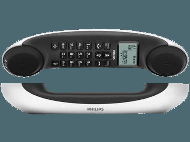PHILIPS M5551WG/39 Schnurlostelefon mit Anrufbeantworter