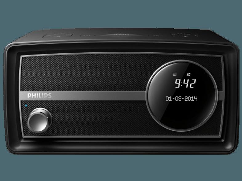 PHILIPS ORT2300B/10 Uhrenradio (UKW, DAB, DAB , UKW, DAB, DAB , Schwarz)