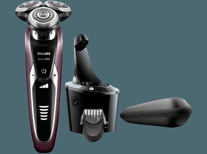 PHILIPS S9521/31 Shaver Series 9000 Elektrischer Nass- und Trockenrasierer Altum (V-Track Präzision-System, Technologie zur Konturenerkennung, Super, PHILIPS, S9521/31, Shaver, Series, 9000, Elektrischer, Nass-, Trockenrasierer, Altum, V-Track, Präzision-System, Technologie, zur, Konturenerkennung, Super, Lift, &, Cut-Technologie, Aquatec, Wet, &, Dry,