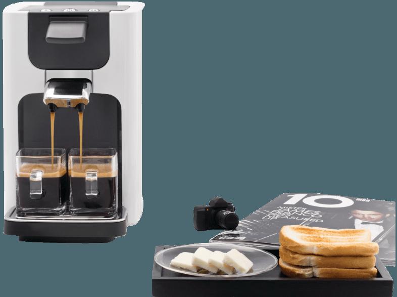 PHILIPS Senseo Quadrante HD7863/10 Kaffeepadmaschine (1.2 Liter/Jahr, Weiß), PHILIPS, Senseo, Quadrante, HD7863/10, Kaffeepadmaschine, 1.2, Liter/Jahr, Weiß,