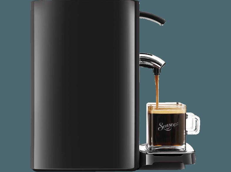 PHILIPS Senseo Quadrante HD7863/60 Kaffeepadmaschine (1.2 Liter, Schwarz)
