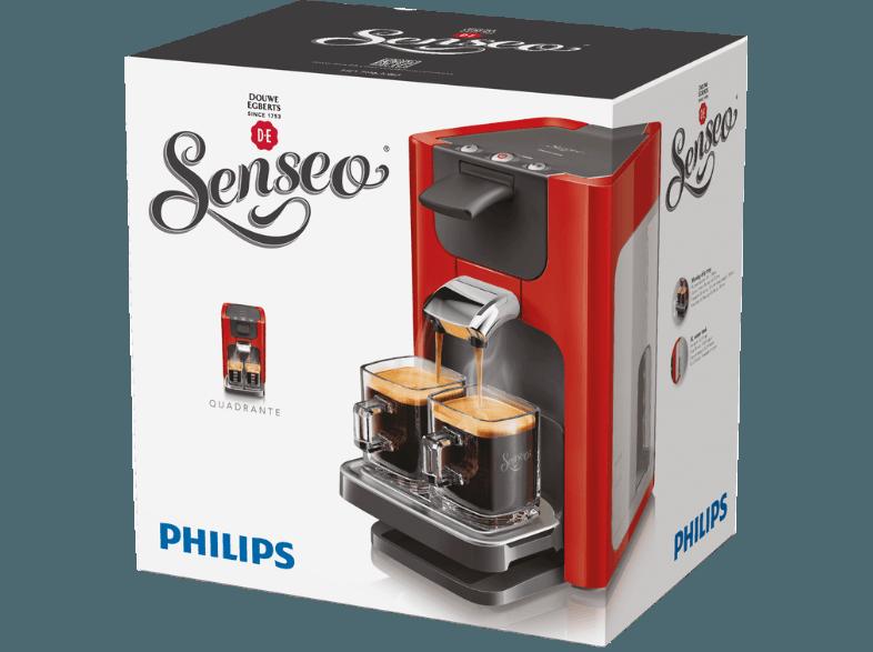 PHILIPS Senseo Quadrante HD7863/80 Kaffeepadmaschine (1.2 Liter, Mehrfarbig)