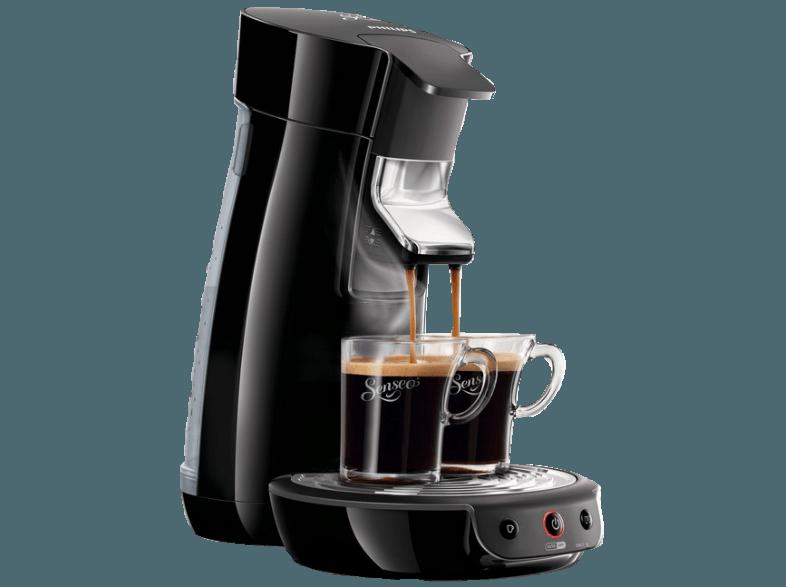 PHILIPS Senseo Viva Cafe HD7825/60 Kaffeepadmaschine (0.9 Liter, Schwarz hochglanz), PHILIPS, Senseo, Viva, Cafe, HD7825/60, Kaffeepadmaschine, 0.9, Liter, Schwarz, hochglanz,