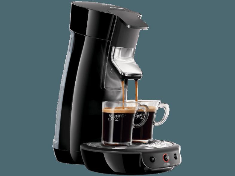 PHILIPS Senseo Viva Café HD7825/69 Kaffeepadmaschine (0.9 Liter, Schwarz)