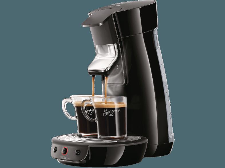 PHILIPS Senseo Viva Café HD7825/69 Kaffeepadmaschine (0.9 Liter, Schwarz)