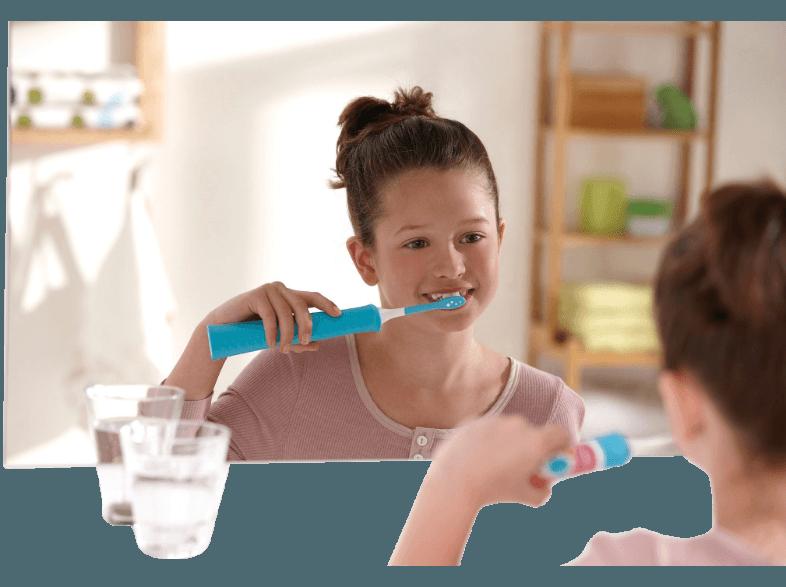 PHILIPS Sonicare for Kids HX 6311/07 Schallzahnbürste Blau/Weiß/Lila/Rot