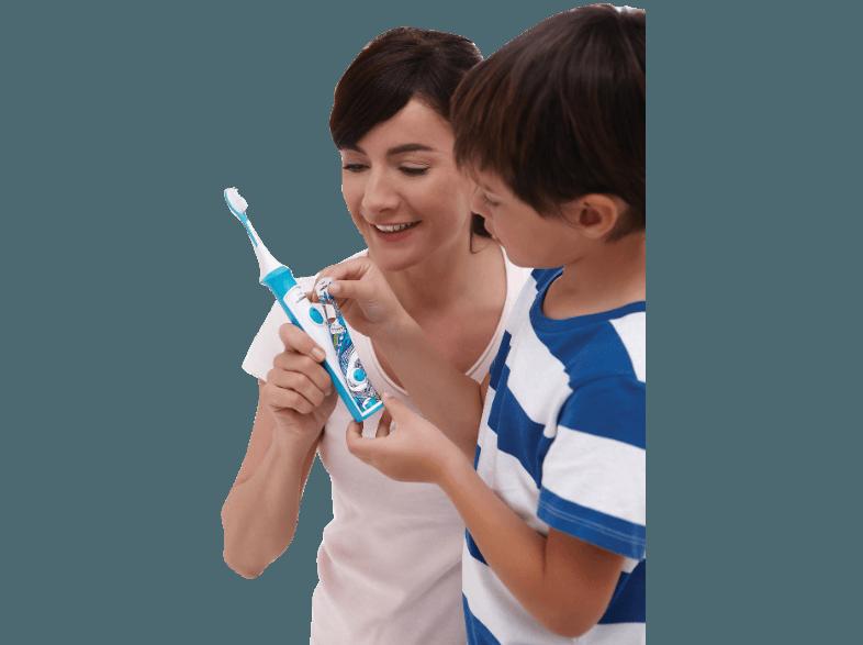 PHILIPS Sonicare for Kids HX 6311/07 Schallzahnbürste Blau/Weiß/Lila/Rot, PHILIPS, Sonicare, for, Kids, HX, 6311/07, Schallzahnbürste, Blau/Weiß/Lila/Rot