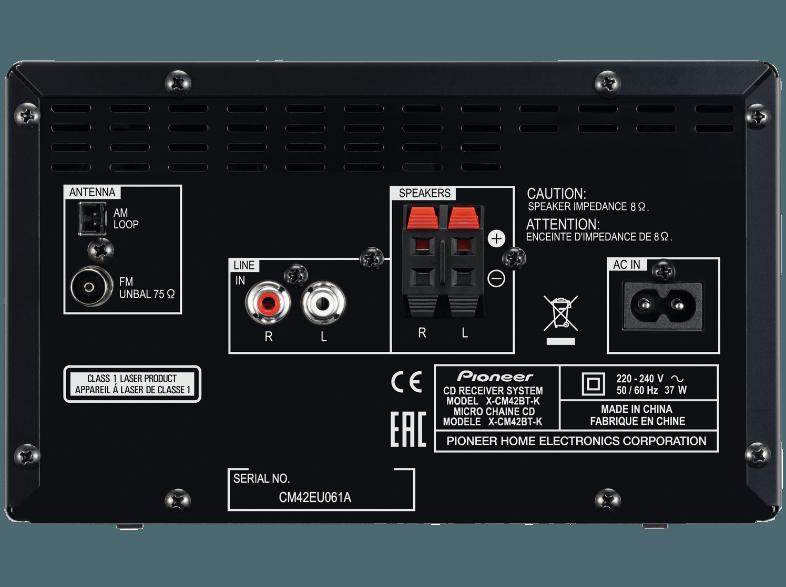 PIONEER X-CM42BT-K, PIONEER, X-CM42BT-K