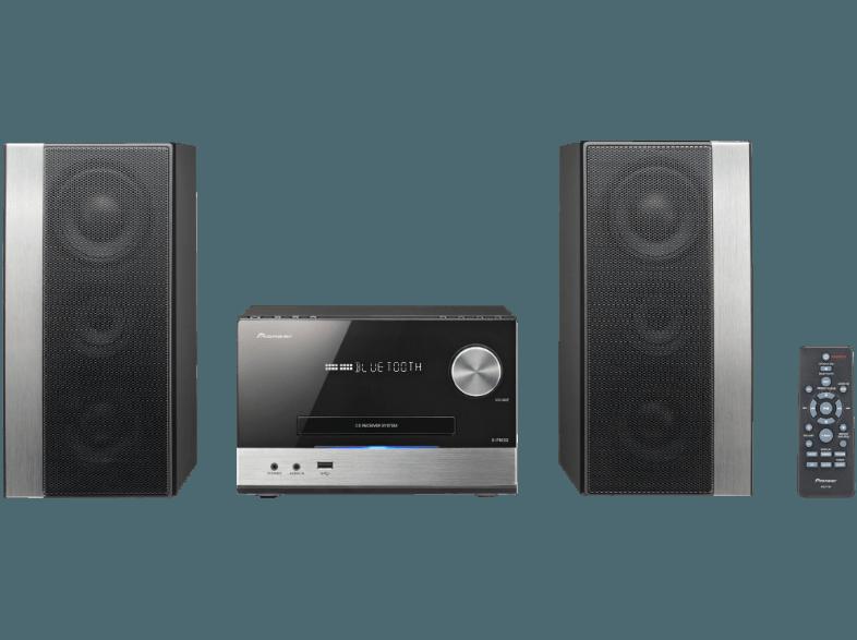 PIONEER X-PM32 Kompaktanlage (CD, CD-R/-RW, USB, Bluetooth Audio Stream, Schwarz), PIONEER, X-PM32, Kompaktanlage, CD, CD-R/-RW, USB, Bluetooth, Audio, Stream, Schwarz,