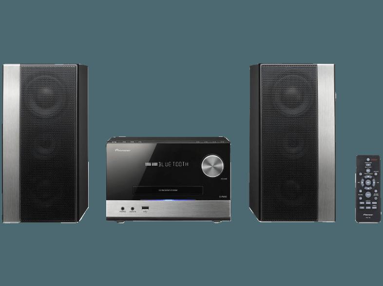 PIONEER X-PM32 Kompaktanlage (CD, CD-R/-RW, USB, Bluetooth Audio Stream, Schwarz)