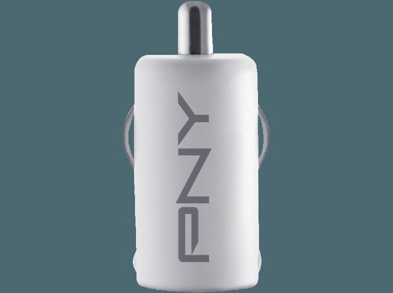 PNY P-P-DC-UF-W01-GE Car Charger  Weiß