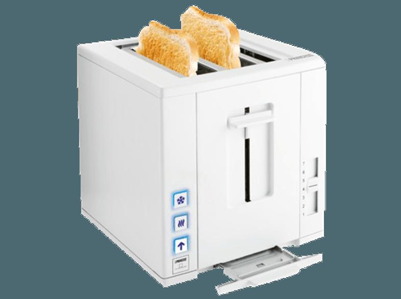 PRINCESS 144002 Compact 4 All Toaster Weiß (750 Watt, Schlitze: 2)