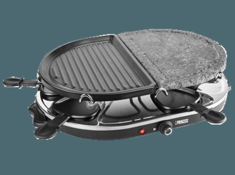 PRINCESS 162710 8 Oval Stone & Grill Party Raclette 1200 Watt