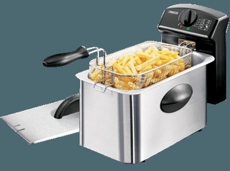 PRINCESS 182004 Deep Fryer Pro Fritteuse Edelstahl/Schwarz (800 g, 2 kW)