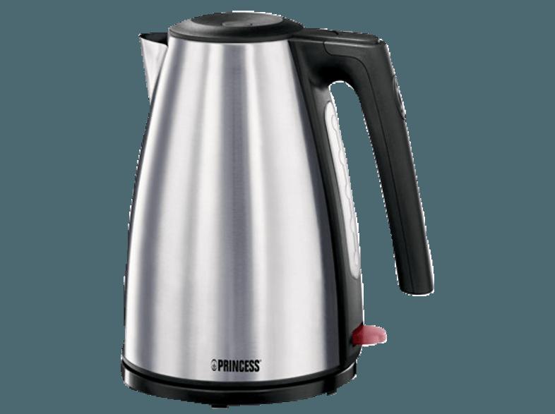 PRINCESS 232147 Kettle Roma Wasserkocher Silber/Schwarz (2200 Watt, 1.7 Liter/Jahr), PRINCESS, 232147, Kettle, Roma, Wasserkocher, Silber/Schwarz, 2200, Watt, 1.7, Liter/Jahr,