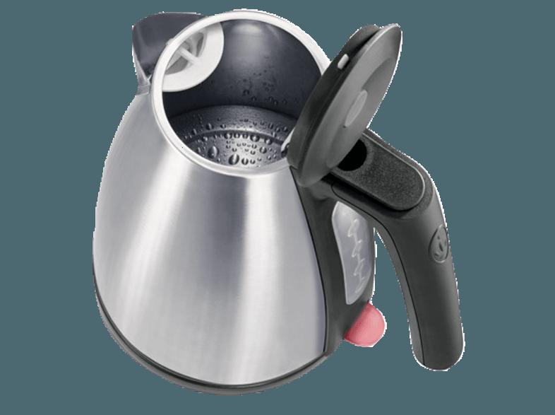 PRINCESS 232147 Kettle Roma Wasserkocher Silber/Schwarz (2200 Watt, 1.7 Liter/Jahr)