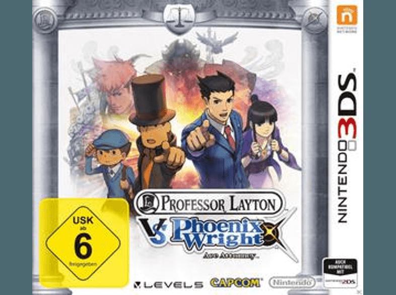 Professor Layton vs. Phoenix Wright: Ace Attorney [Nintendo 3DS], Professor, Layton, vs., Phoenix, Wright:, Ace, Attorney, Nintendo, 3DS,