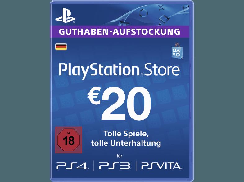 PS Live Card EUR 20 (für deutsche SEN-Konten)