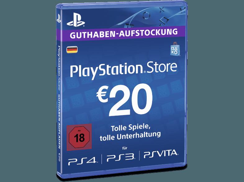 PS Live Card EUR 20 (für deutsche SEN-Konten)