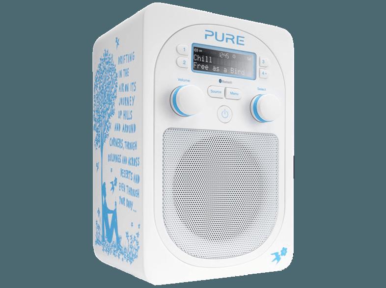 PURE Evoke D2 BT Rob Ryan Blue  (Digital, UKW, DAB, DAB , Weiß/Blau), PURE, Evoke, D2, BT, Rob, Ryan, Blue, , Digital, UKW, DAB, DAB, Weiß/Blau,