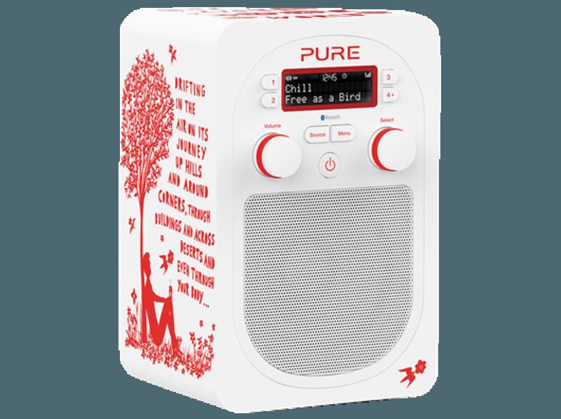 PURE Evoke D2 BT Rob Ryan Red  (Digital, UKW, DAB, DAB , Bunt), PURE, Evoke, D2, BT, Rob, Ryan, Red, , Digital, UKW, DAB, DAB, Bunt,