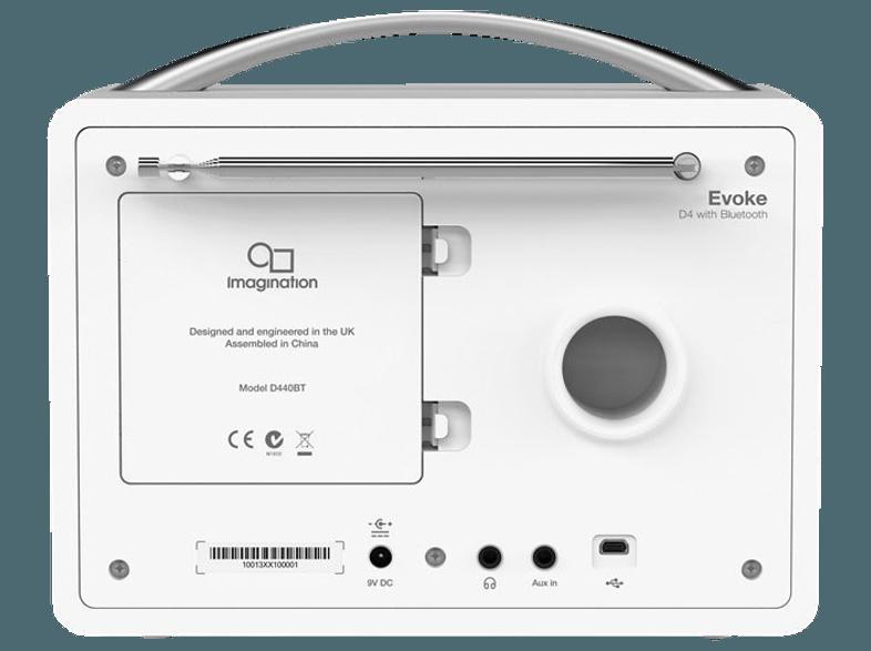 PURE Evoke D4 BT Glacier Radio (Digital, UKW, DAB, DAB , Weiß)