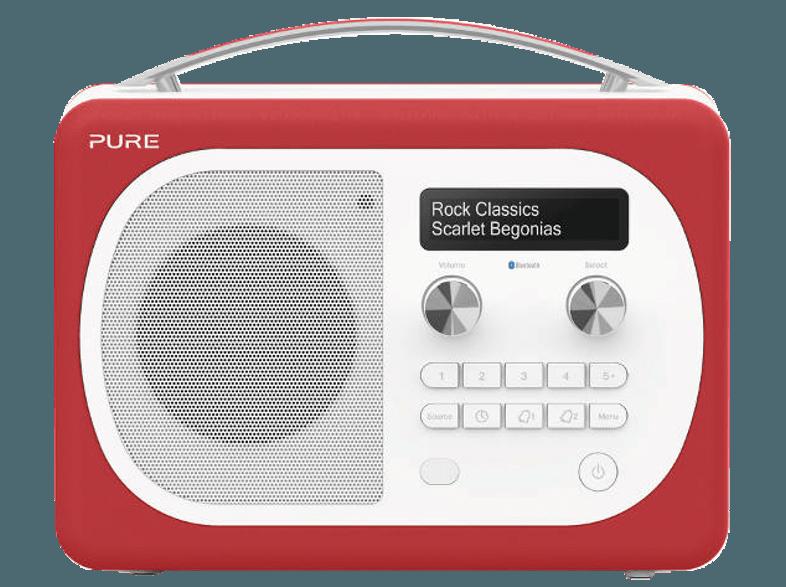 PURE VL 62639 Evoke D4 Mio  (Digital, UKW, DAB, DAB , Rot)