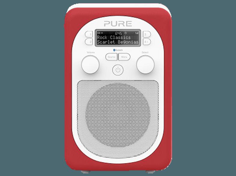 PURE VL 62658 Evoke D2  (Digital, DAB, DAB , DMB-R, UKW-Radio, Rot), PURE, VL, 62658, Evoke, D2, , Digital, DAB, DAB, DMB-R, UKW-Radio, Rot,