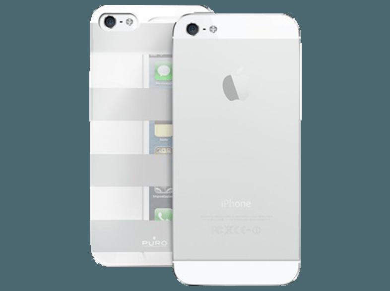 PURO PU-006244 Back Case Stripe Hartschale iPhone 5/5S