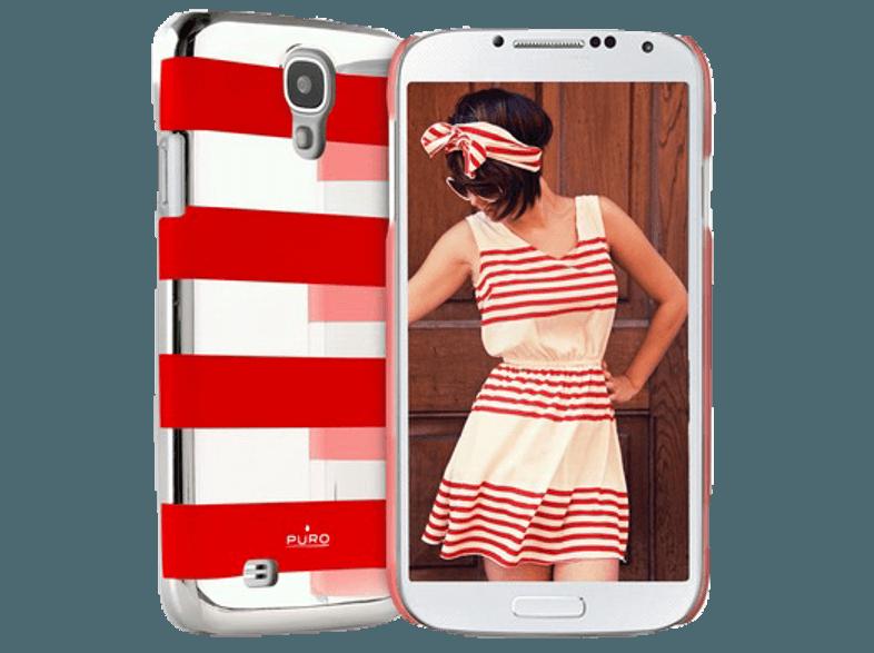 PURO PU-007306 Back Case Stripe Hartschale Galaxy S4