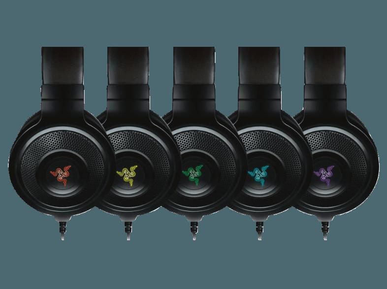 RAZER Kraken 7.1 Chroma Gaming-Headset schwarz mit multi-color Beleuchtung, RAZER, Kraken, 7.1, Chroma, Gaming-Headset, schwarz, multi-color, Beleuchtung