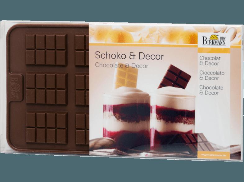 RBV BIRKMANN 251762 Chocolate Bars 2-tlg. Silikonmatten-Set