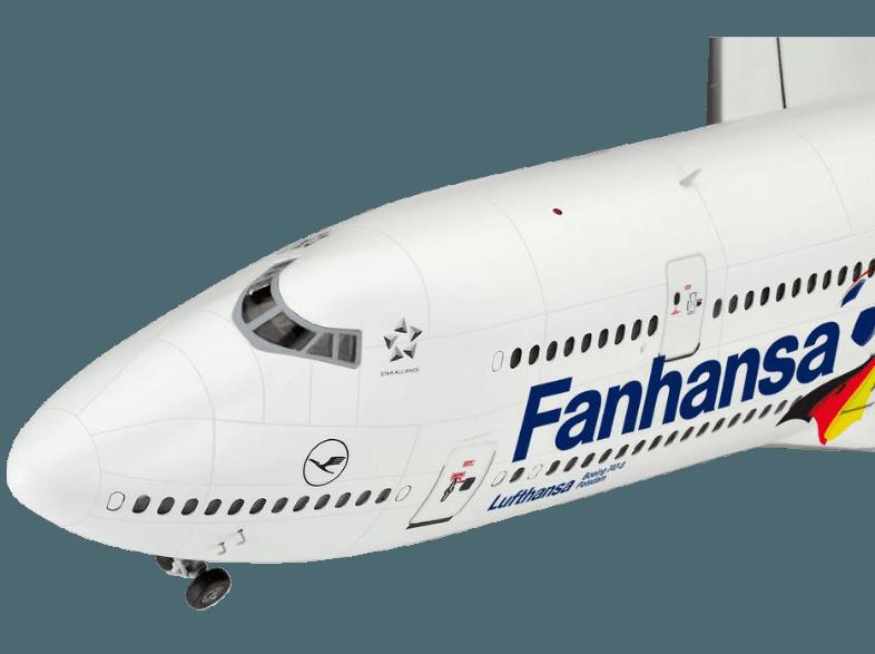REVELL 01111 Boeing 747-8 Fanhansa Siegerflieger Weiß, Blau