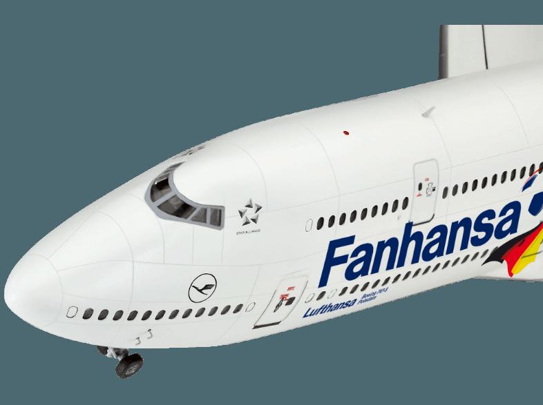 REVELL 01111 Boeing 747-8 Fanhansa Siegerflieger Weiß, Blau