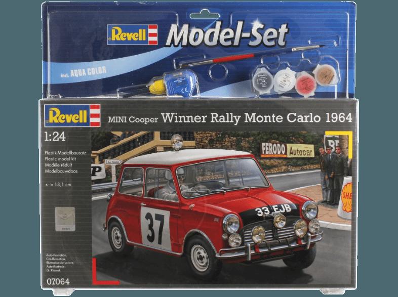 REVELL 67064 Mini Cooper Rallye Monte Carlo Rot