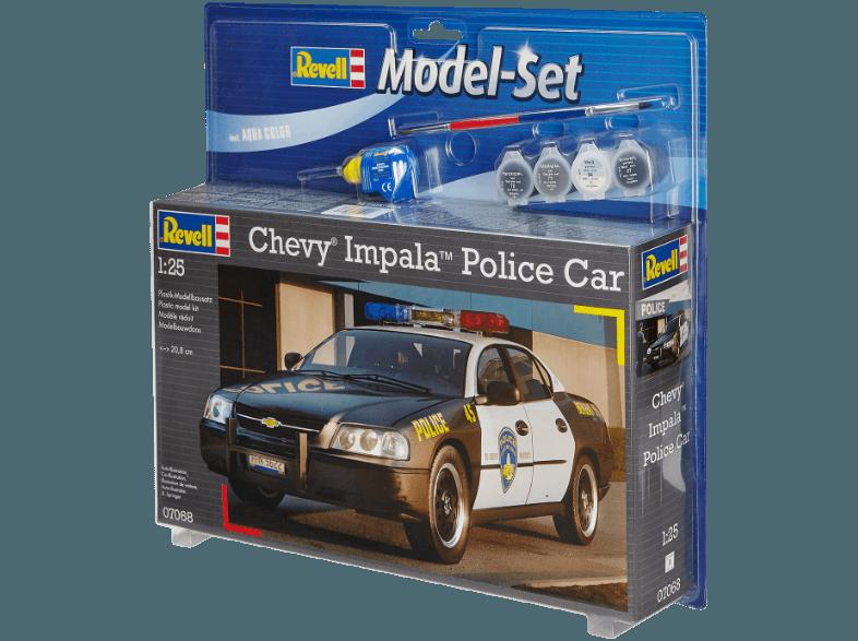 REVELL 67068 Chevy Impala Police Schwarz, Weiß, REVELL, 67068, Chevy, Impala, Police, Schwarz, Weiß