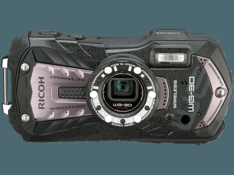 RICOH WG 30  Grau (16 Megapixel, 5x opt. Zoom, 6.86 cm LCD, WLAN)