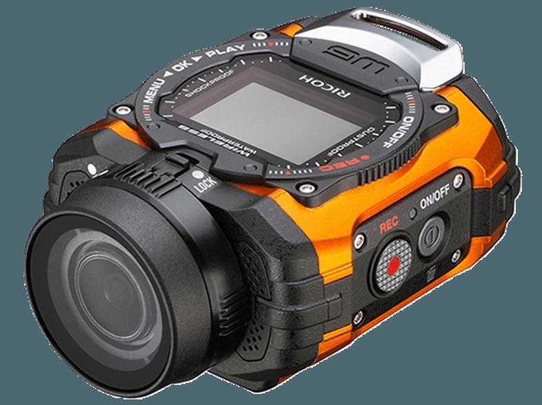 RICOH WG-M1 Life Blogging Cam Orange (Wasserdicht bis: bis zu 10 m, CMOS, WLAN)