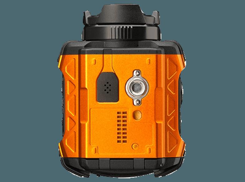 RICOH WG-M1 Life Blogging Cam Orange (Wasserdicht bis: bis zu 10 m, CMOS, WLAN), RICOH, WG-M1, Life, Blogging, Cam, Orange, Wasserdicht, bis:, bis, 10, m, CMOS, WLAN,