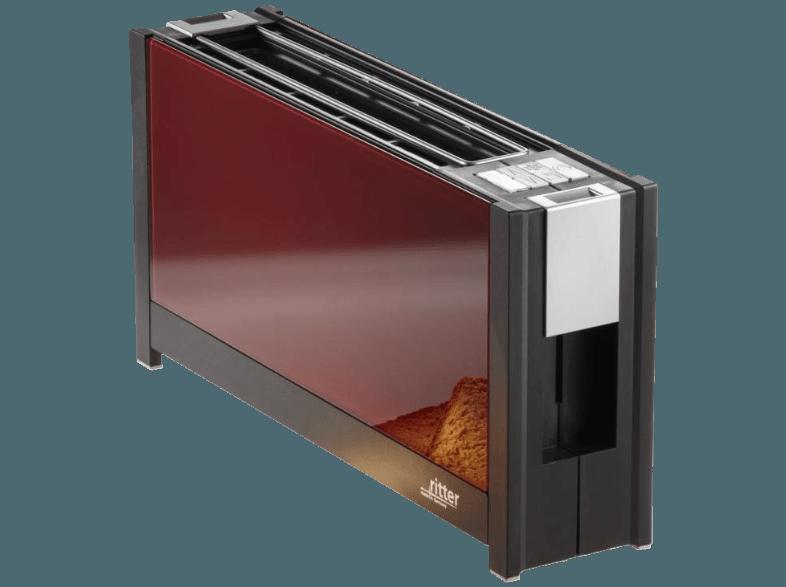 RITTER 630.002 VOLCANO 5 Toaster Rot (950 Watt, Schlitze: 1), RITTER, 630.002, VOLCANO, 5, Toaster, Rot, 950, Watt, Schlitze:, 1,