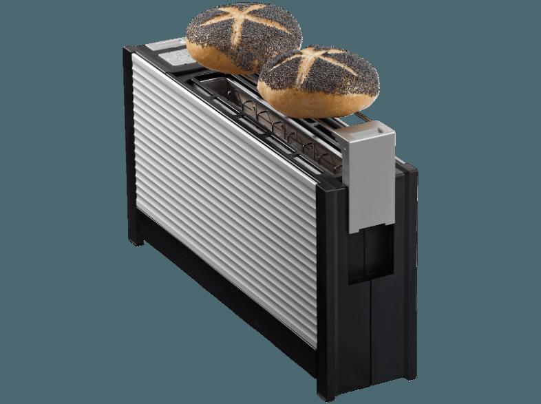 RITTER 630.010 VOLCANO 3 Toaster Silber (950 Watt, Schlitze: 1)